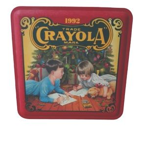 Vintage Crayola Christmas Tin
